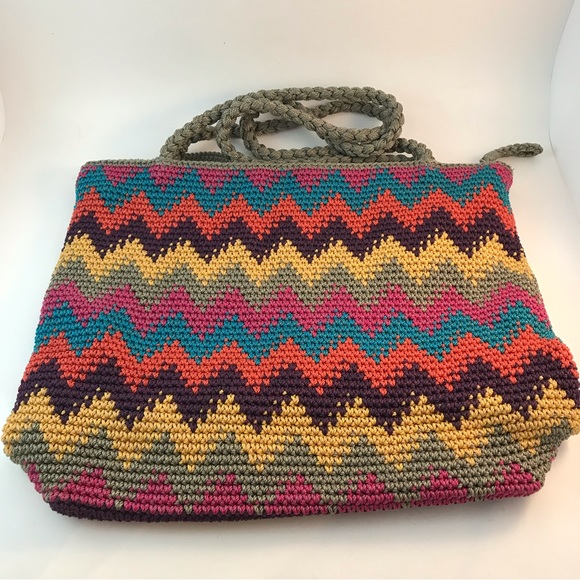 Chevron Patterned Woven Bag by The Sak - Picture 6 of 10